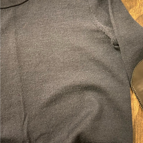 Kate Spade Ginnie Leather Trim Wool Sweater - Picture 16 of 16